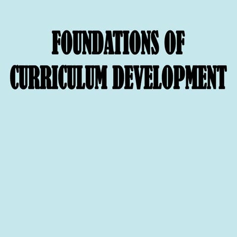 Curriculum development and management in science