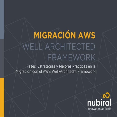 Migración AWS / Well Architected Framework