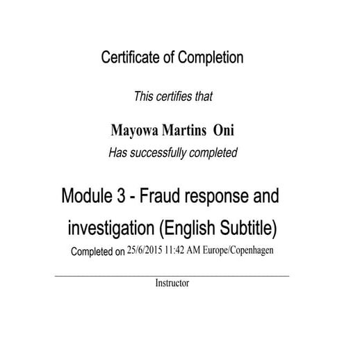 Introduction to Fraud | PDF