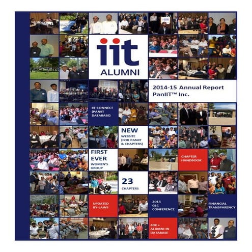 PanIIT 2014-2015 Annual Report