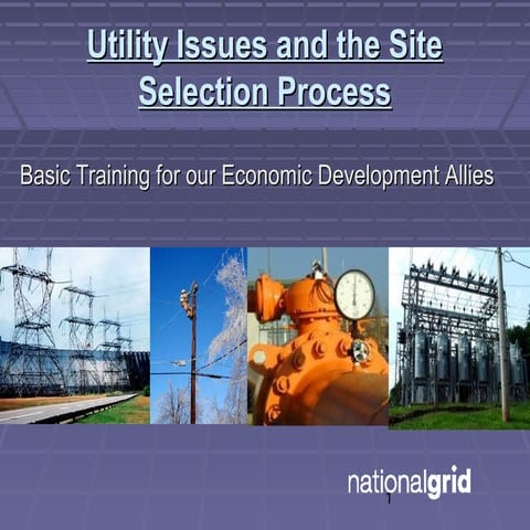 Utility Issues and the Site Selection Process Webinar