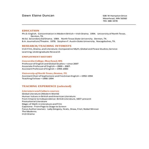 Anne CV 2016 | DOCX