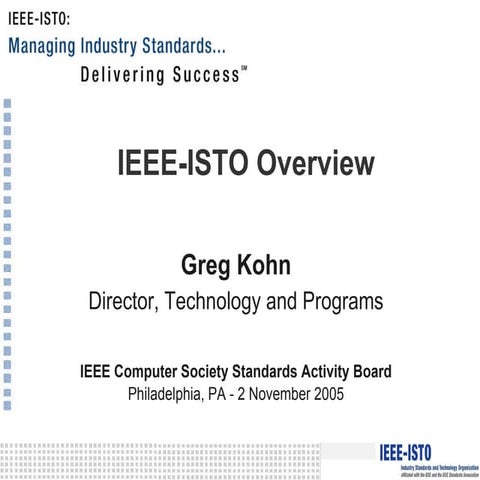 8.3 Isto Overview Gp Kohn051102