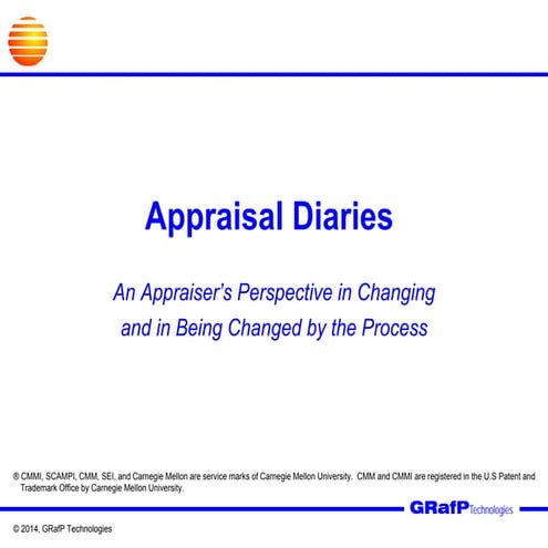 Appraisal Diaries