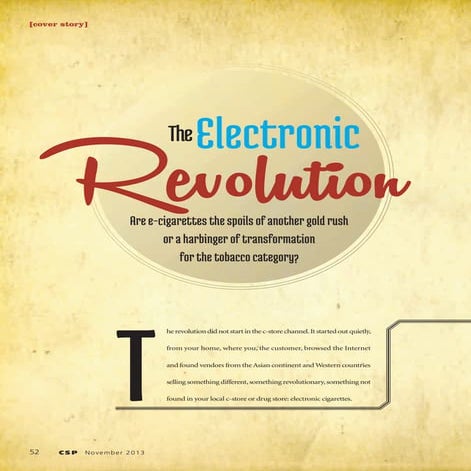 The Electronic Revolution (cover story)