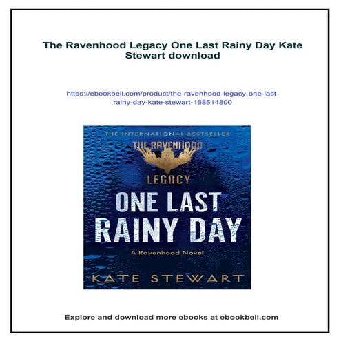 One Last Rainy Day Kate Stewart