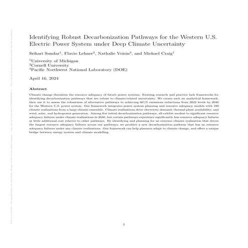 Long-Term Decarbonization Pathways In Emerging Economies: Insights From ...