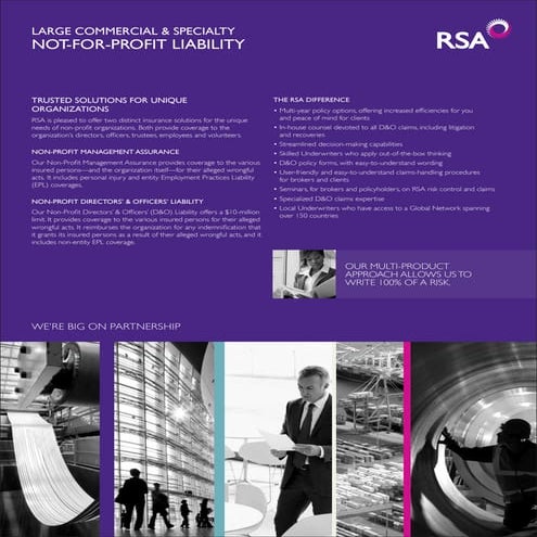 RSA Not-For-Profit Liability