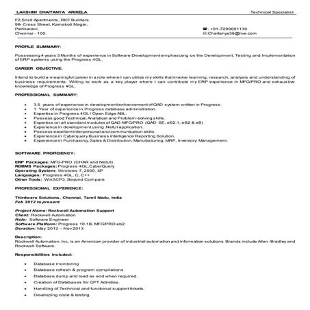 Resume_Lakshmi Chaitanya_Technical Specialist_Thirdware Solutions