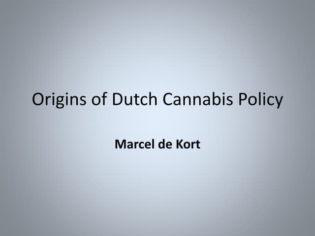 Cannabis Science & Policy Summit - Day 2 - de Kort