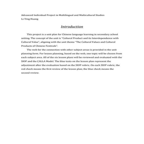 Advanced Individual Project--Li-Ying Huang