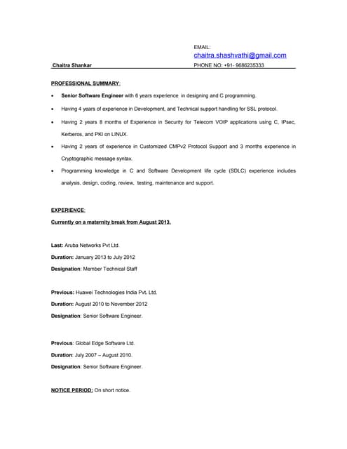 chaitraresume