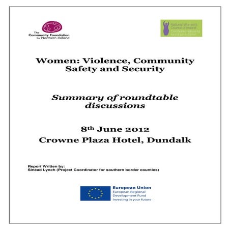 Peace III report Dundalk June 2012