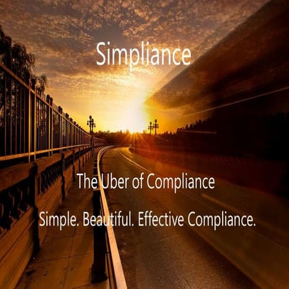 Simpliance -  Simple Beautiful Effective Compliance