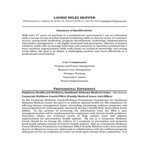Laurie_Skipper_Resume_2017 Business | PDF