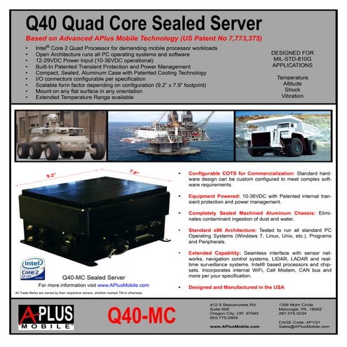 Q40 - Quad Core Sealed Server