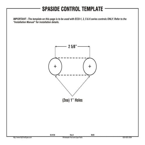 85 0136 spaside cutout template