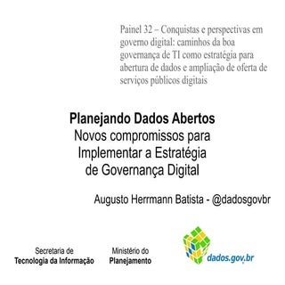 Planejando dados abertos - novos co...