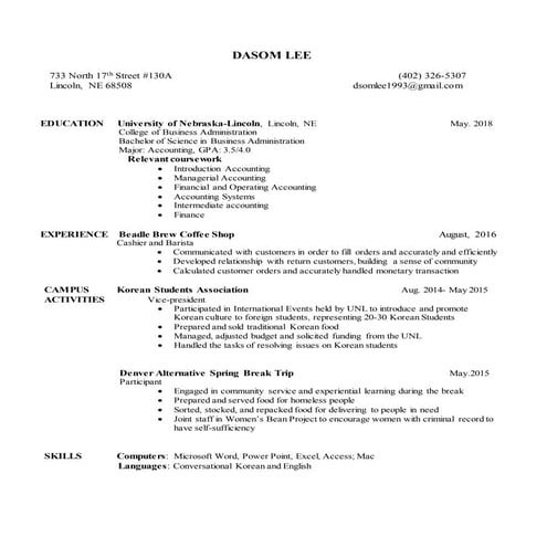 Final Resume