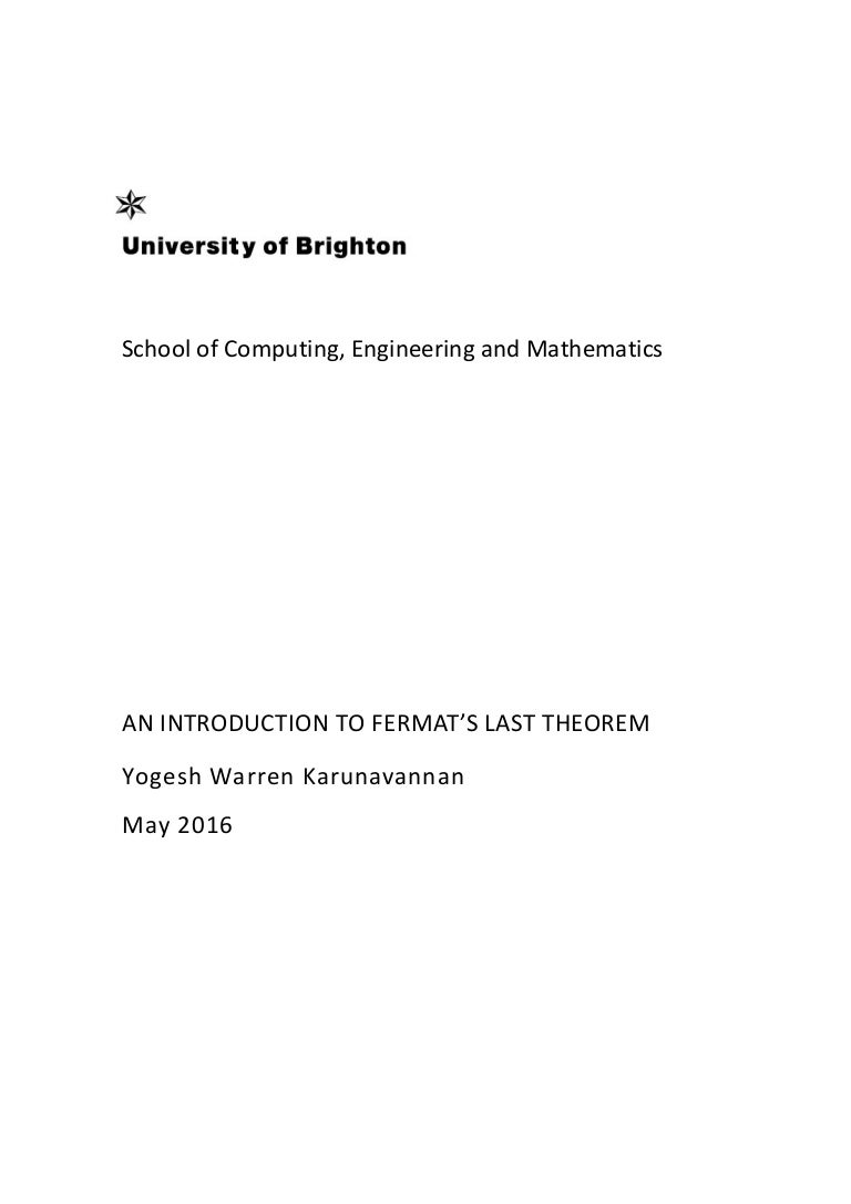 Download Simon Singh Fermat&#039;s Last Theorem Background