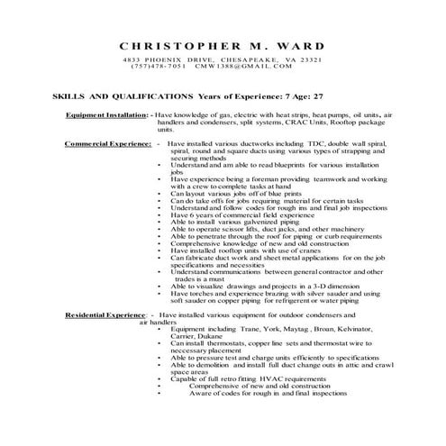newCHris Resume