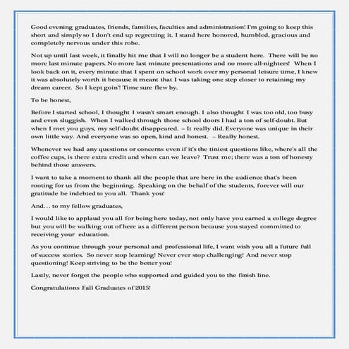 Grad Speech | DOCX