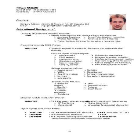 William_Pagnon_resume