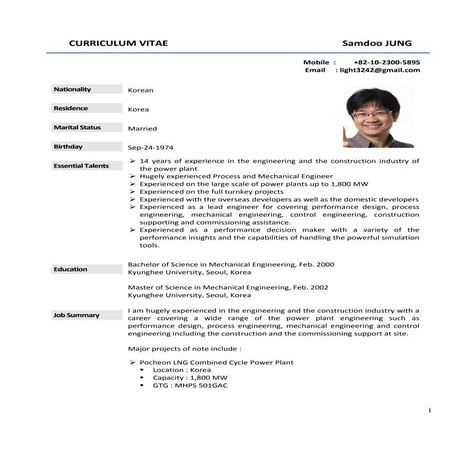 Curriculum Vitae_Samdoo JUNG