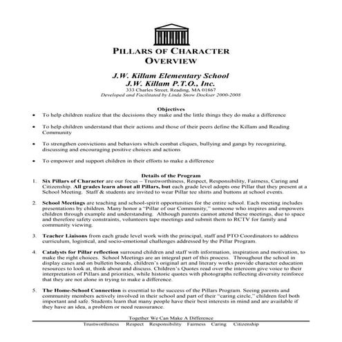 Program Overview from 2007-08 update Sept 2015 | DOC