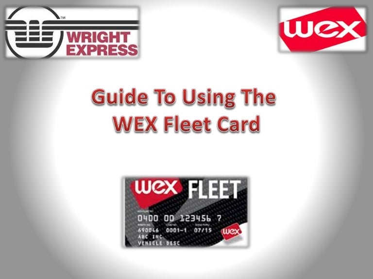 WEX Fleet Card