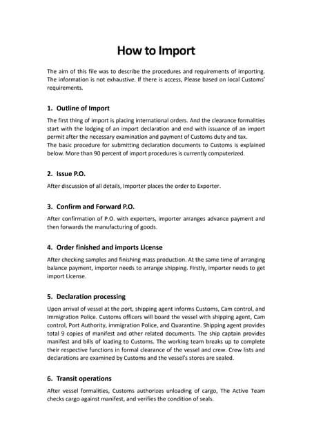 A closer look at Export Customs Clearance Procedure