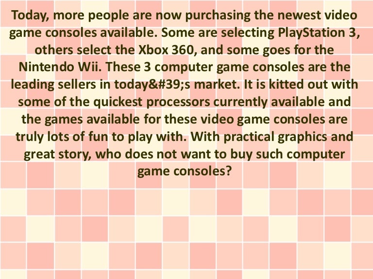 new and used video games