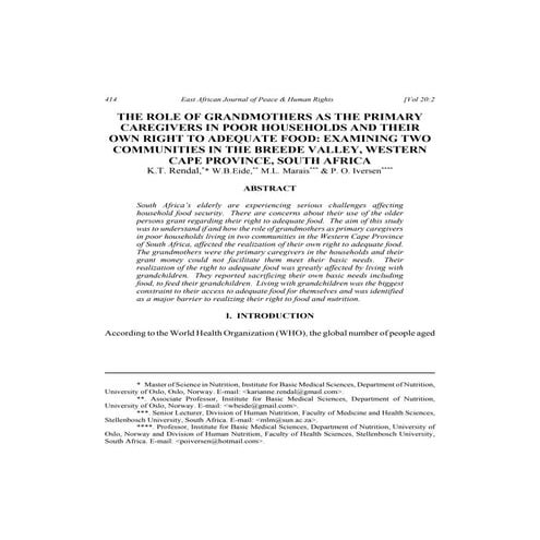 The rights of older persons, elderly, old age | PPTX