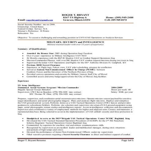 Resume end | DOCX