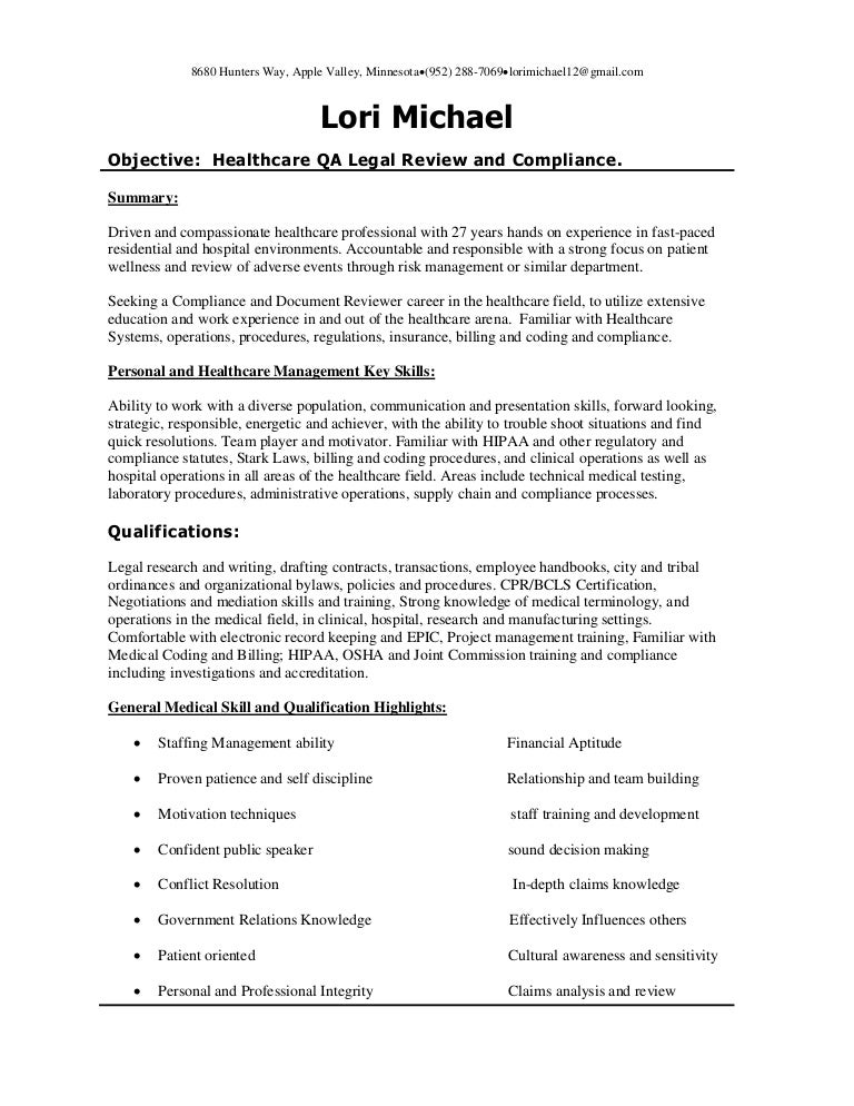 medical professional resumes
