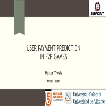 User Payment Prediction in Free-to-Play