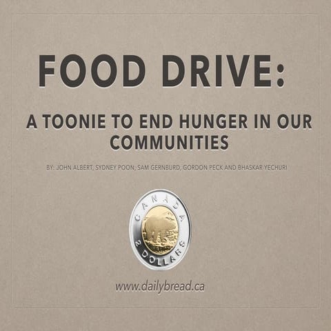 Food Drive | PDF