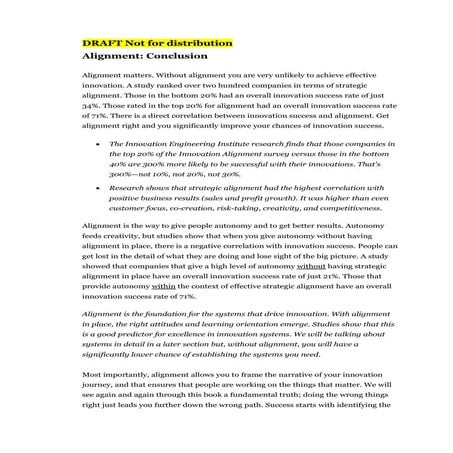 Alignment Conclusion 