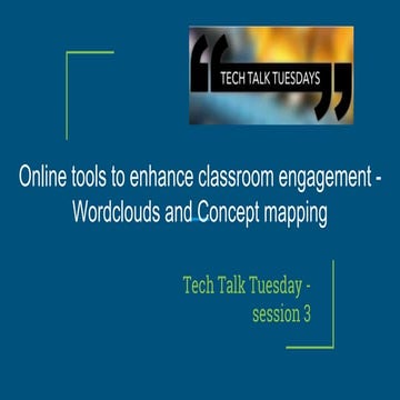 Wordclouds and concept mapping