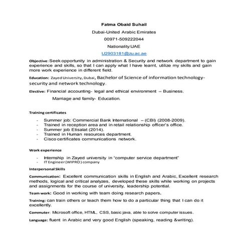 Fatma Obaid Suhail 1