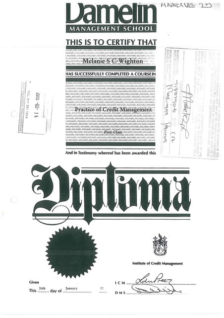 SACPCMP Registration Certificate | PDF