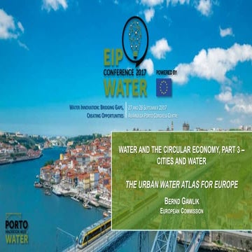 The Urban Water Atlas for Europe