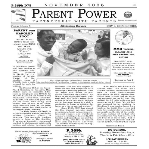 parent power newsletter p369k nov 06 | PDF