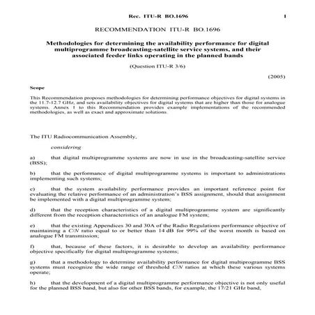 Rec.  ITU-R  BO.1696