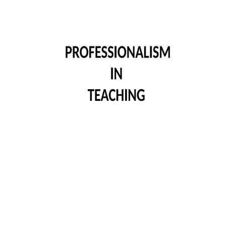 Professionalism in Teaching 8612 Lec 01.pptx
