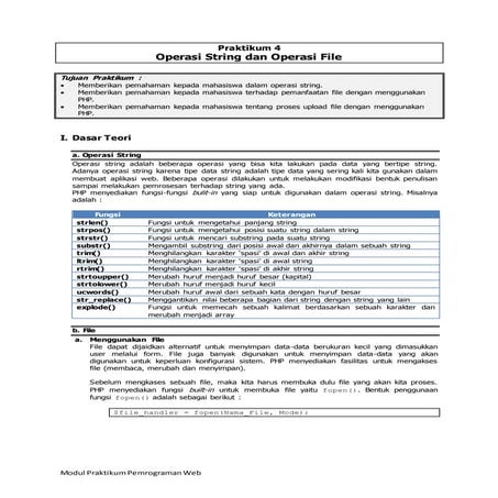 Modul Praktikum PW 2016 Bab 4 - OperasiFile