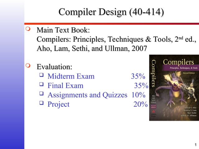 Compiler design computer science engineering.ppt