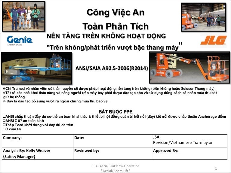 JSA Aerial Lift (vietnamese) KWW