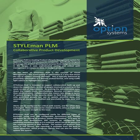 The Impact of PLM Software on Fashion Production | PDF