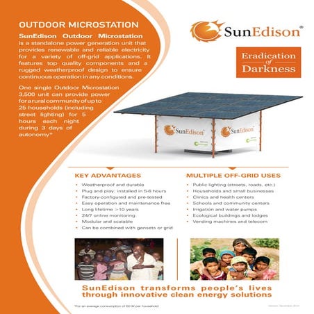 SunEdison-Outdoor-Microstation-Datasheet